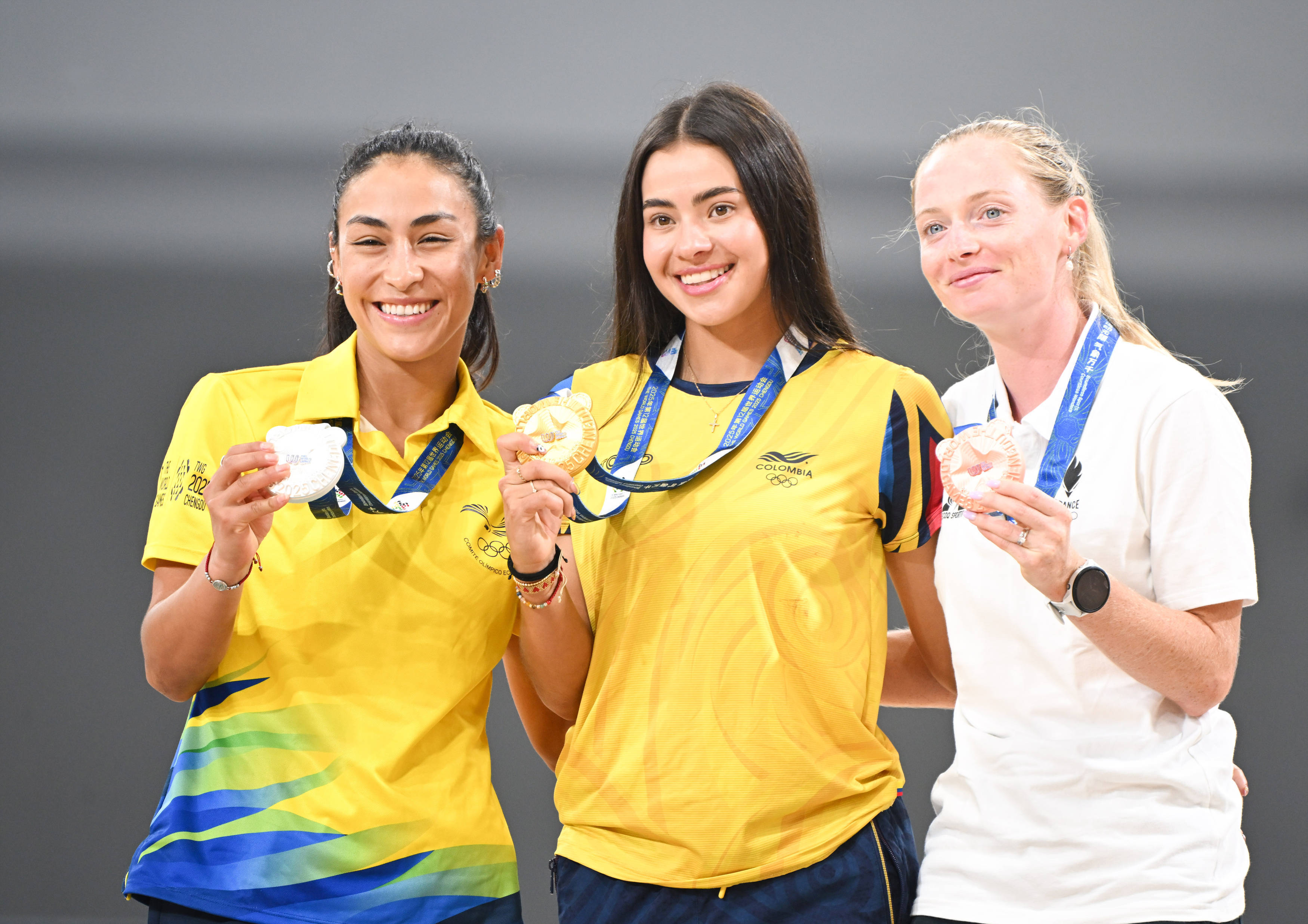 哥伦比亚选手在比赛中取得突破