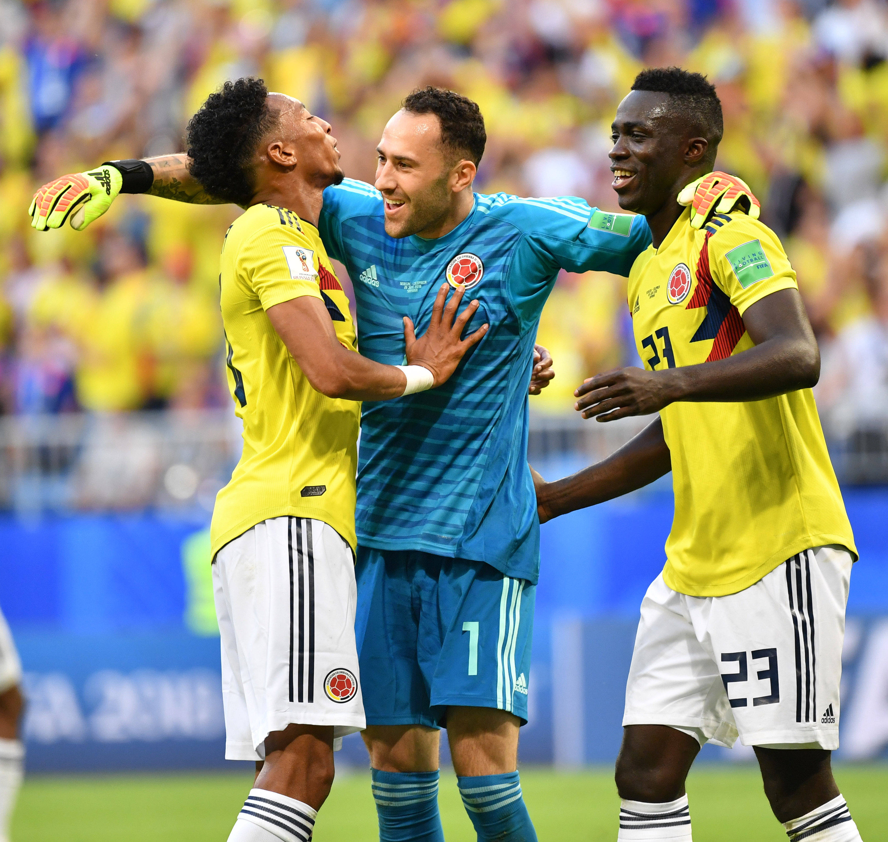 哥伦比亚选手在比赛中取得突破